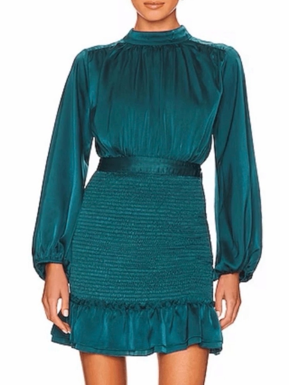Line & Dot Emerald Green Elliot Dress Size Medium